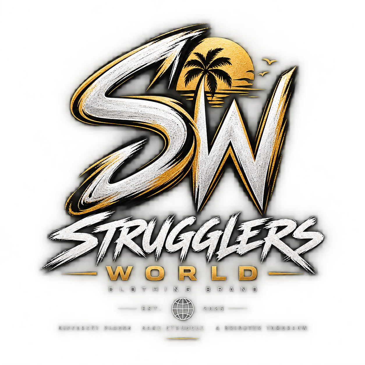 Strugglers World clothing brand logo